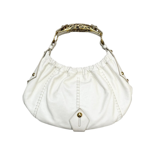 YEES SAINT LAURENT MOMBASA IVORY HANGBAG