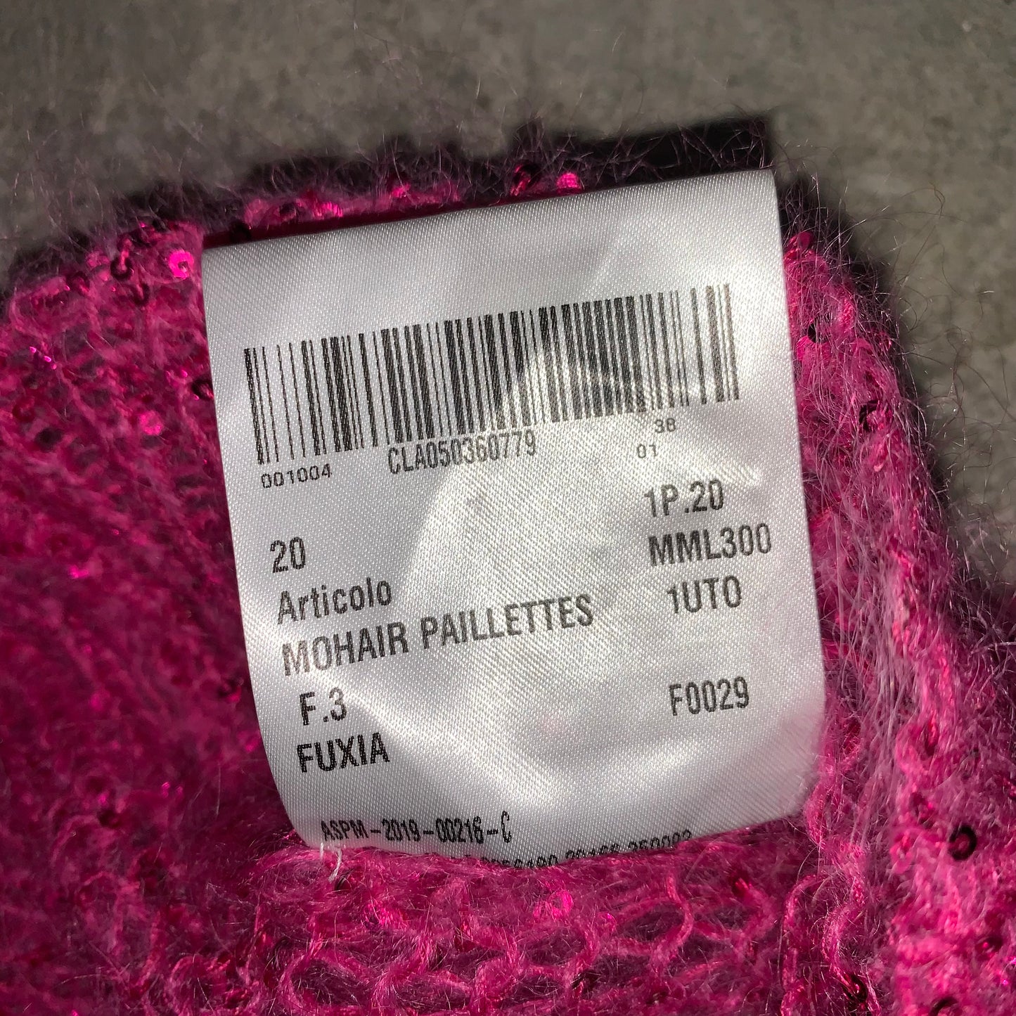 MIU MIU KNITTED SEQUINS PINK SWEATER