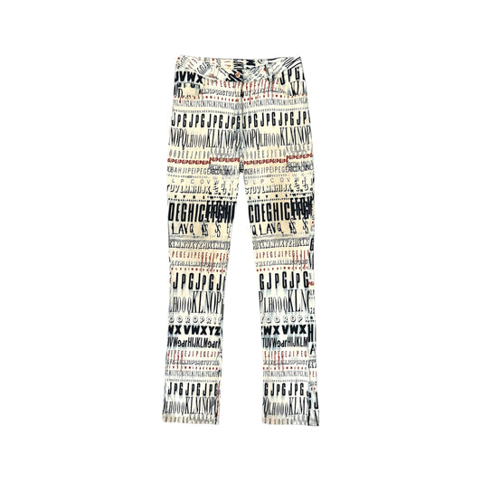 JEAN PAUL GAULTIER TYPO PANTS