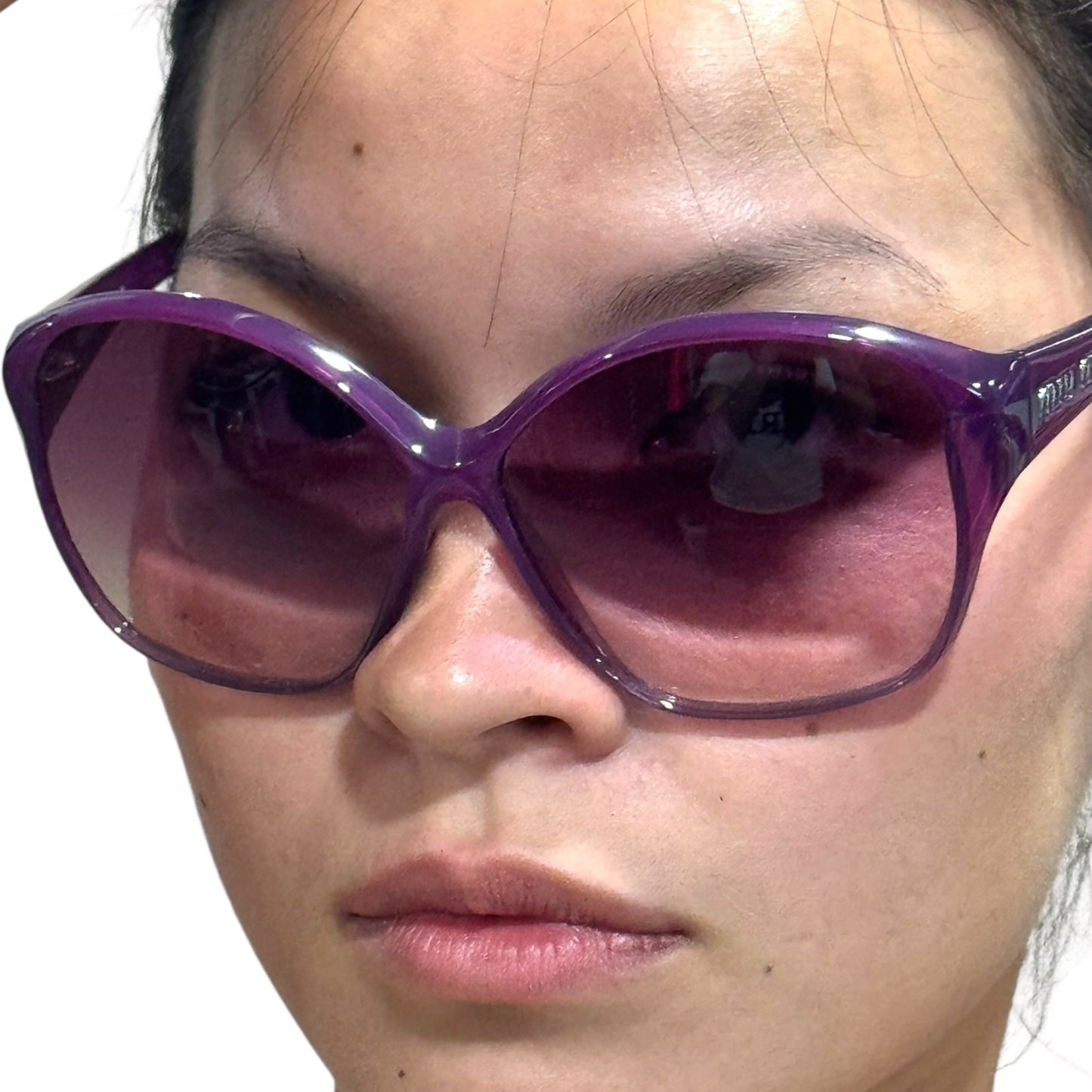 MIU MIU GRADIENTS PURPLE SUNGLASSES