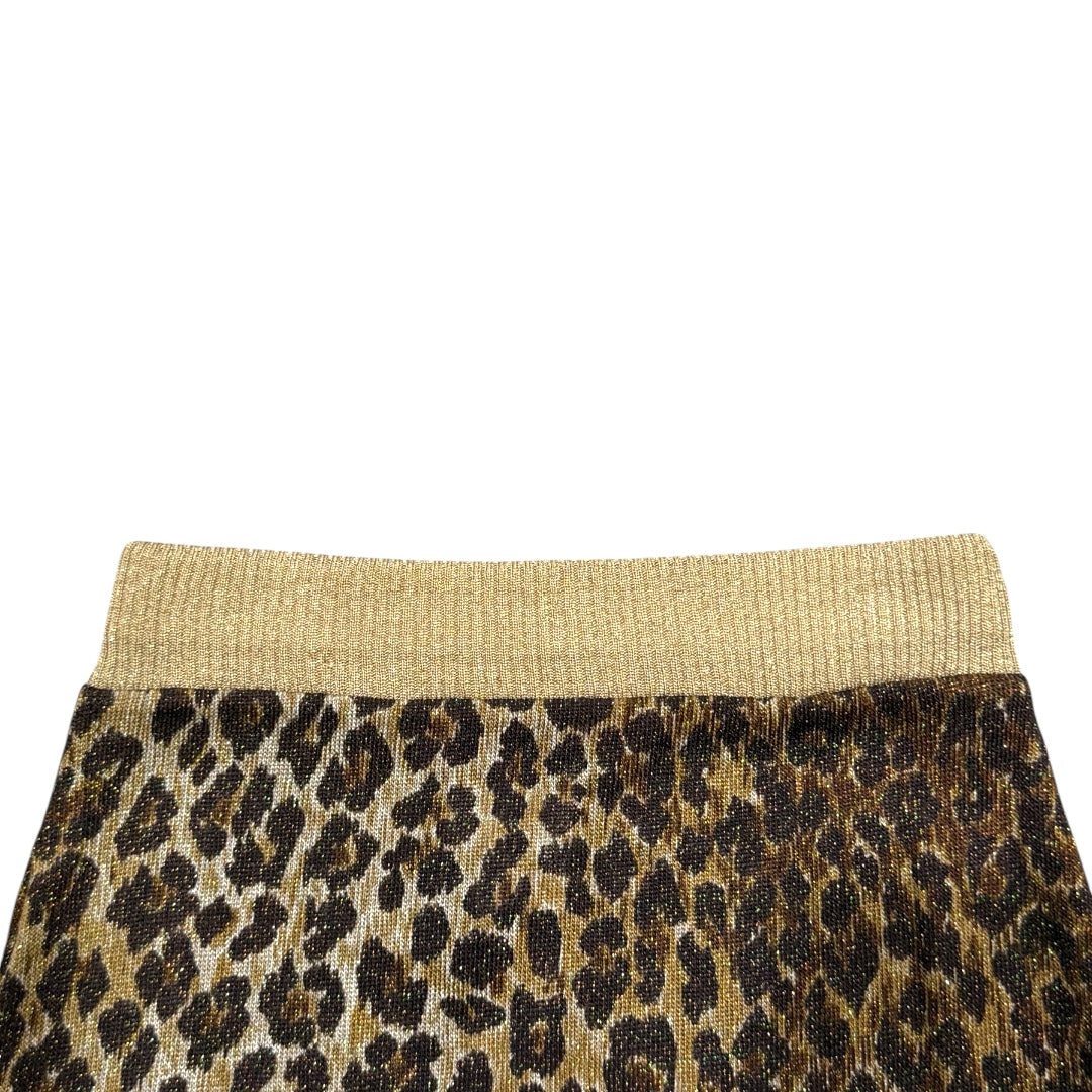 DOLCE & GABBANA SS2001 LEOPARD KNIT SKIRT