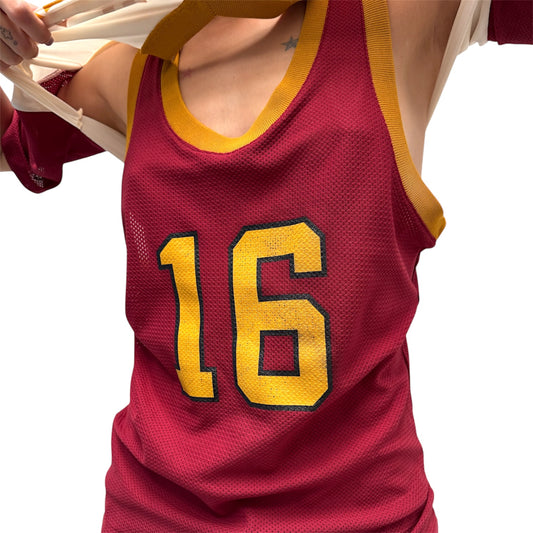 JEAN PAUL GAULTIER “16” MESH FOOTBALL JERSEY