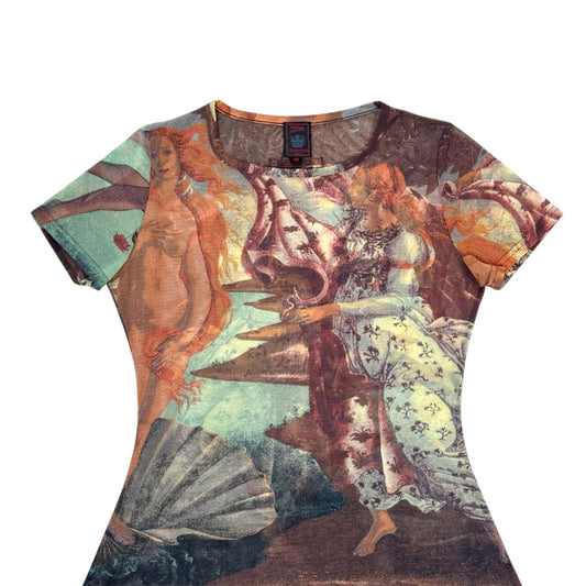 JEAN PAUL GAULTIER “BIRTH OF VENUS” MESH DRESS
