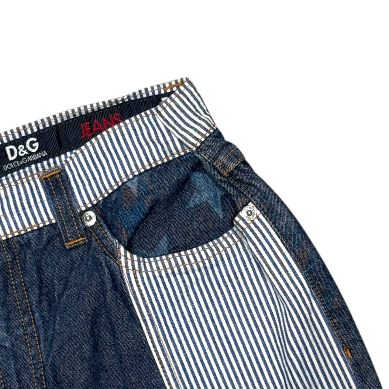 DOLCE & GABBANA PATCHWORK JEANS