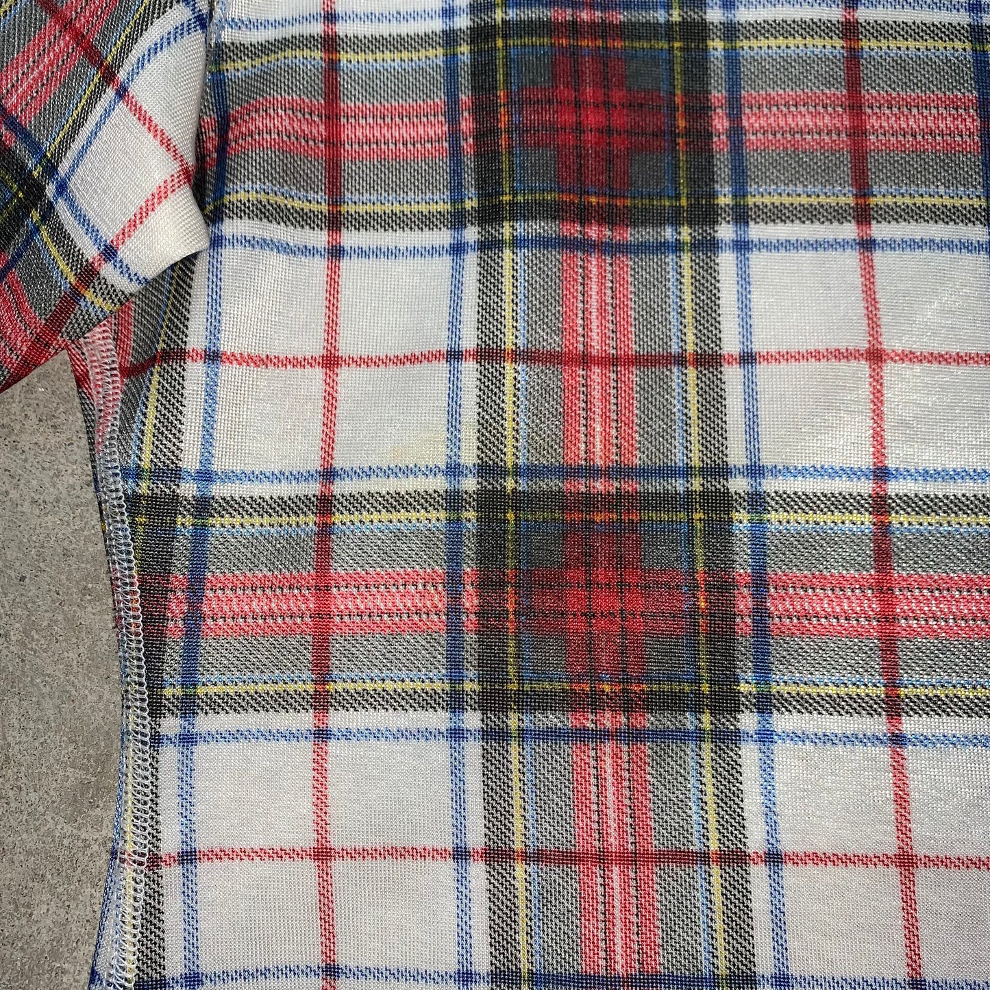 JEAN PAUL GAULTIER CHECKERED TOP