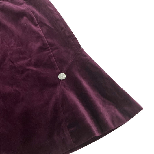 VIVIENNE WESTWOOD PURPLE VELVET SKIRT