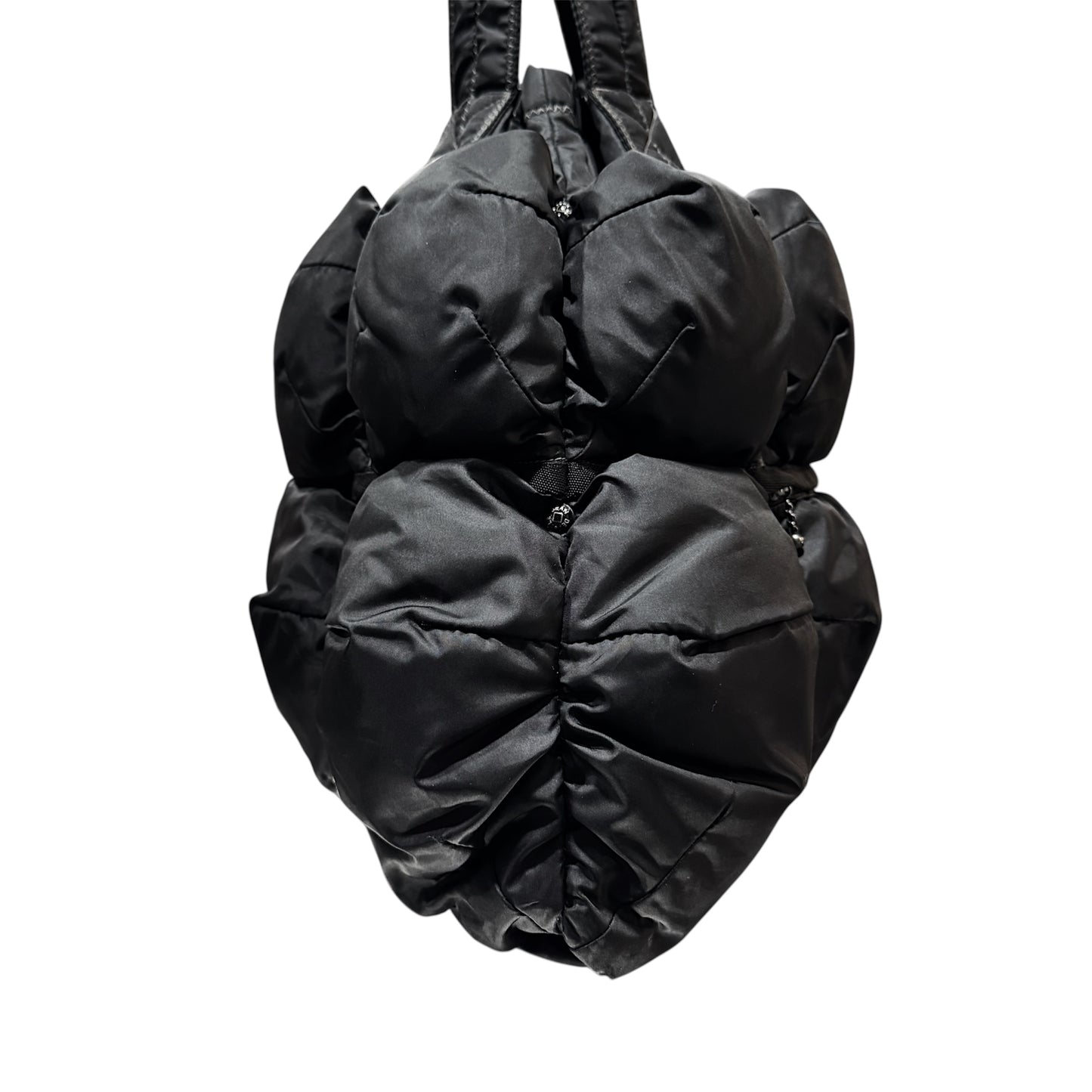 MARITHE FRANCOIS GIRBAUD BLACK NYLON POKACHU BAG