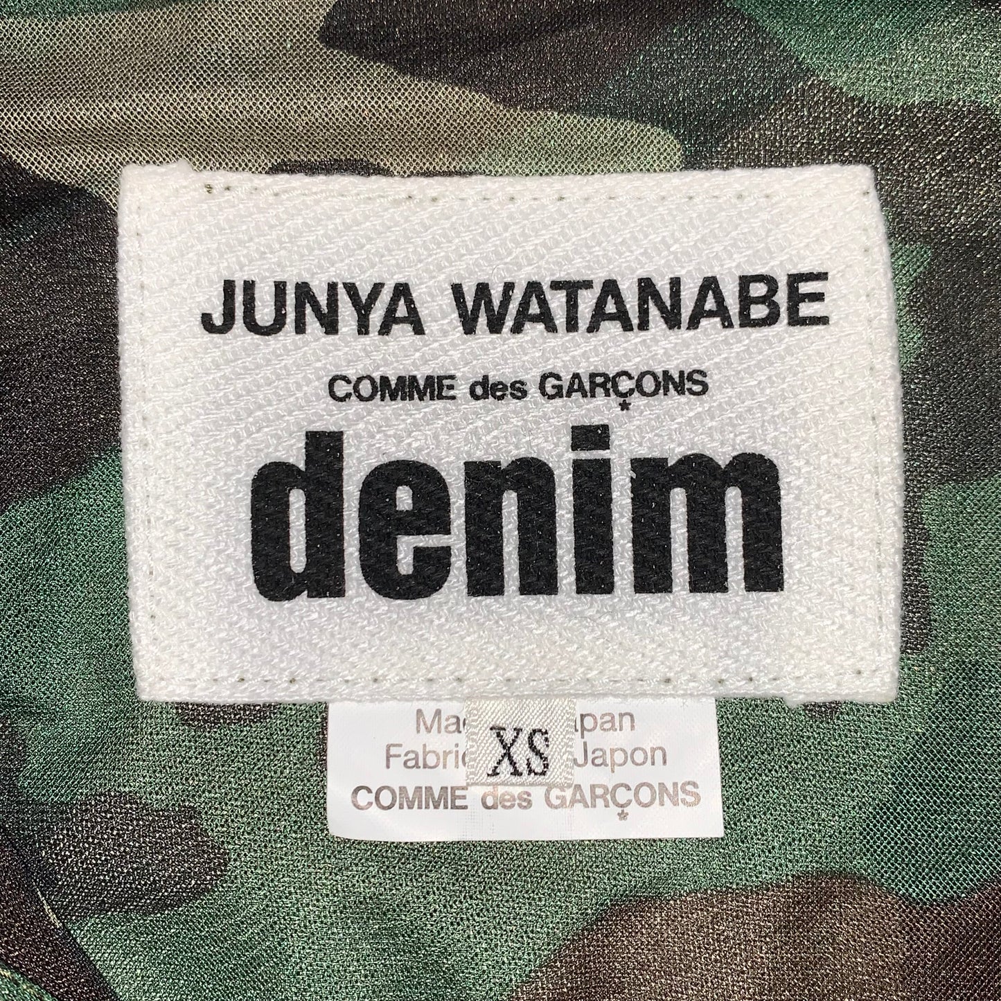 JUNYA WATANABE CAMO MESH JACKET