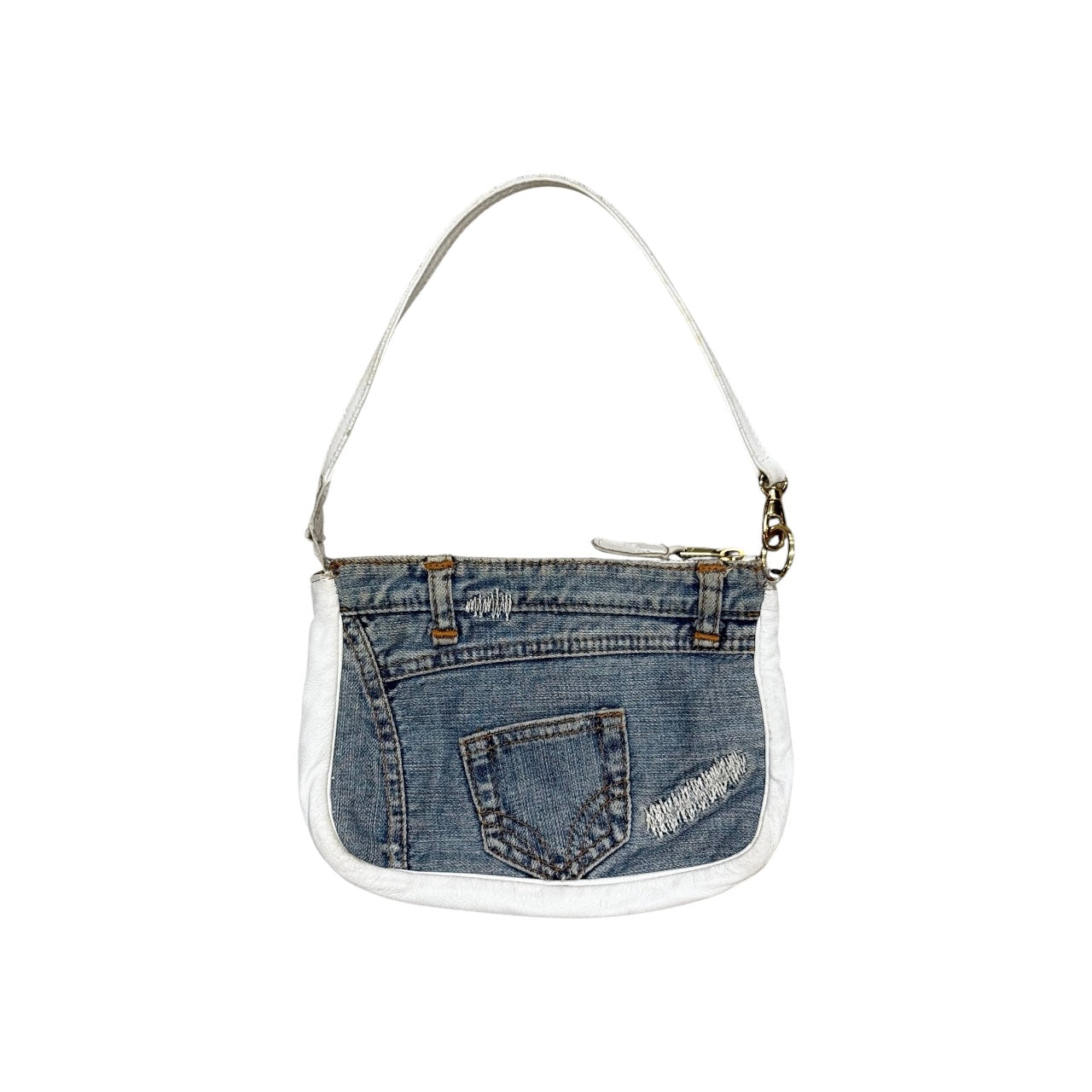 DOLCE & GABBANA DENIM MINI SHOULDER BAG