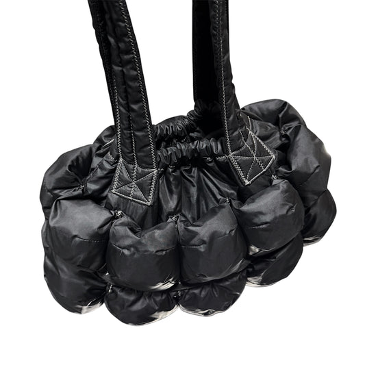 MARITHE FRANCOIS GIRBAUD BLACK NYLON POKACHU BAG