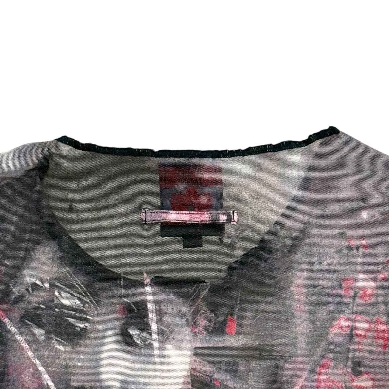 JEAN PAUL GAULTIER PORTRAIT MESH TOP