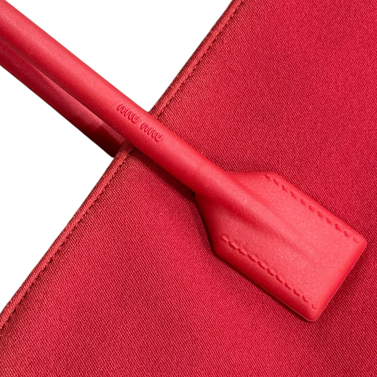 MIUMIU RED TOTE BAG