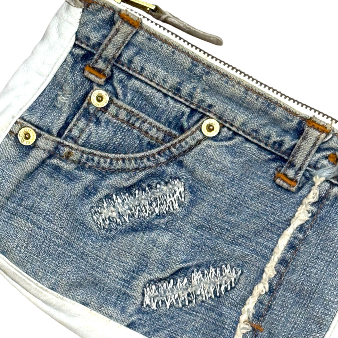 DOLCE & GABBANA DENIM MINI SHOULDER BAG