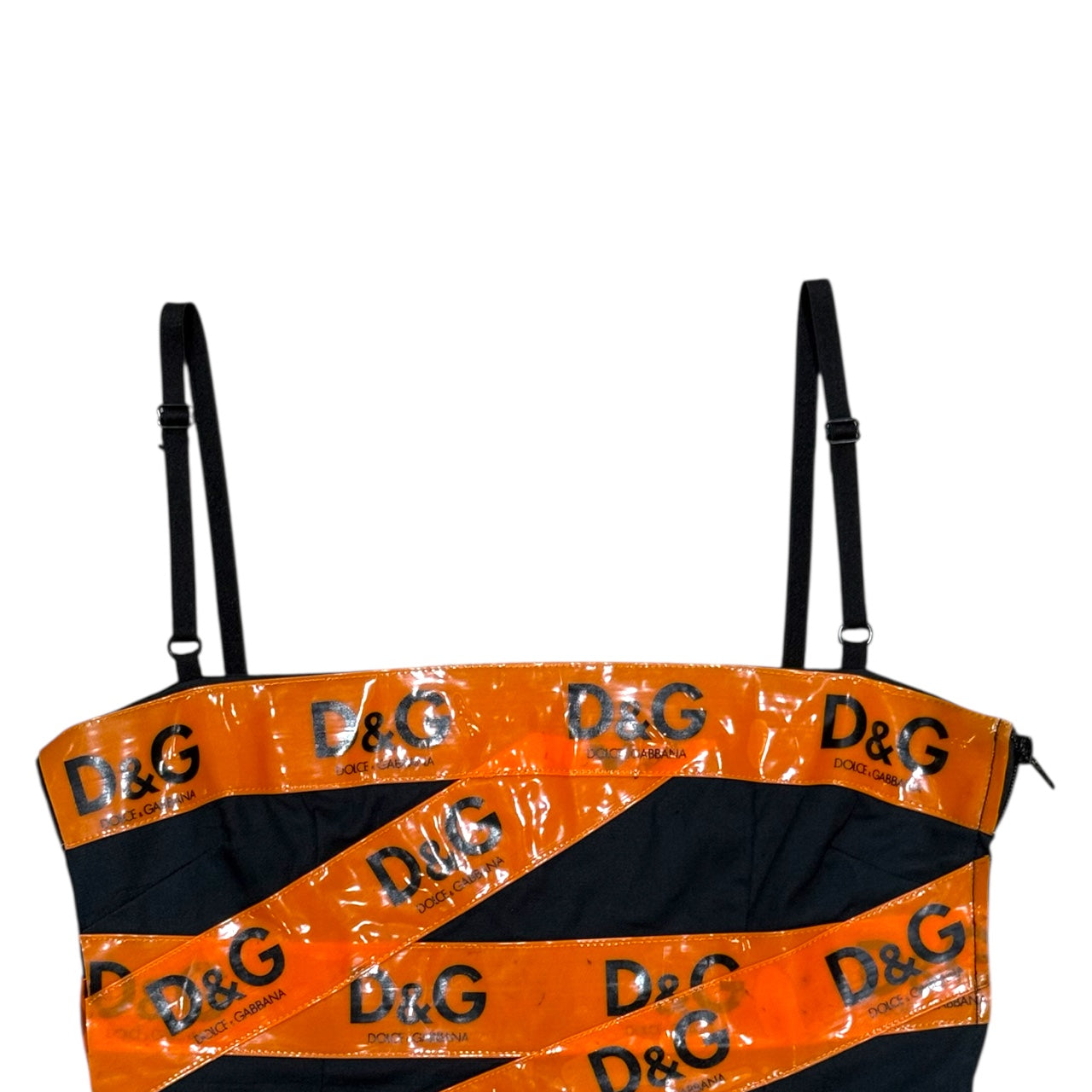 DOLCE&GABBANA CAUTION TAPE TOP