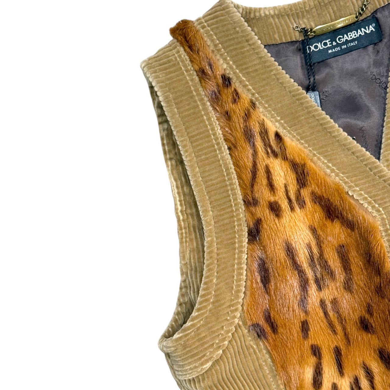DOLCE&GABBANA WIESEL FUR VEST