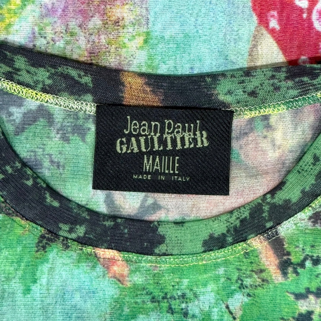 JEAN PAUL GAULTIER 1998 HINDU GODDESS MESH T-SHIRT