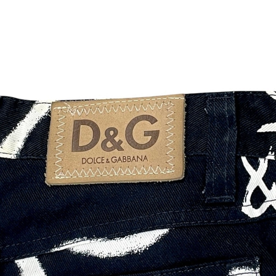 DOLCE & GABBANA 2000S GRAFFITI PANTS