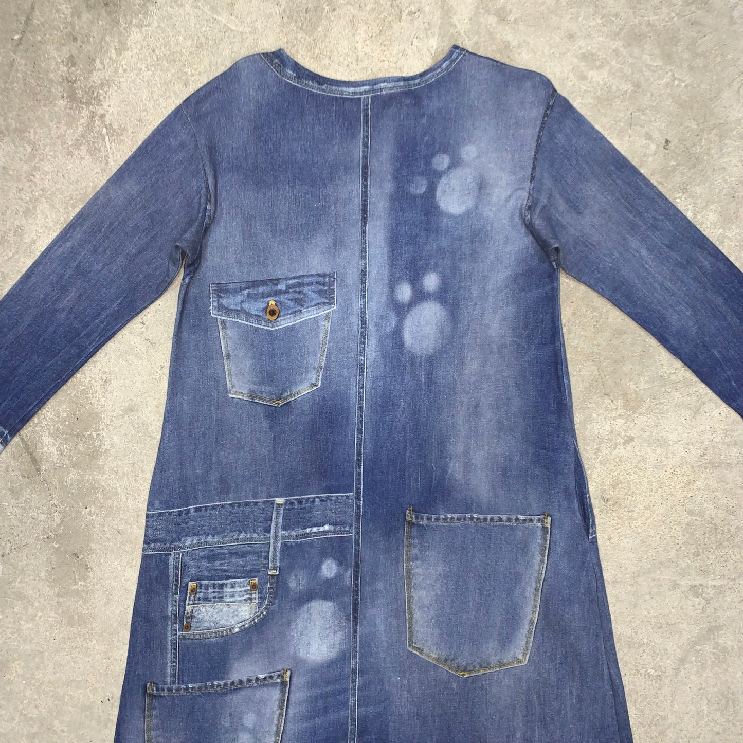 Tsumori chisato denim printed dress