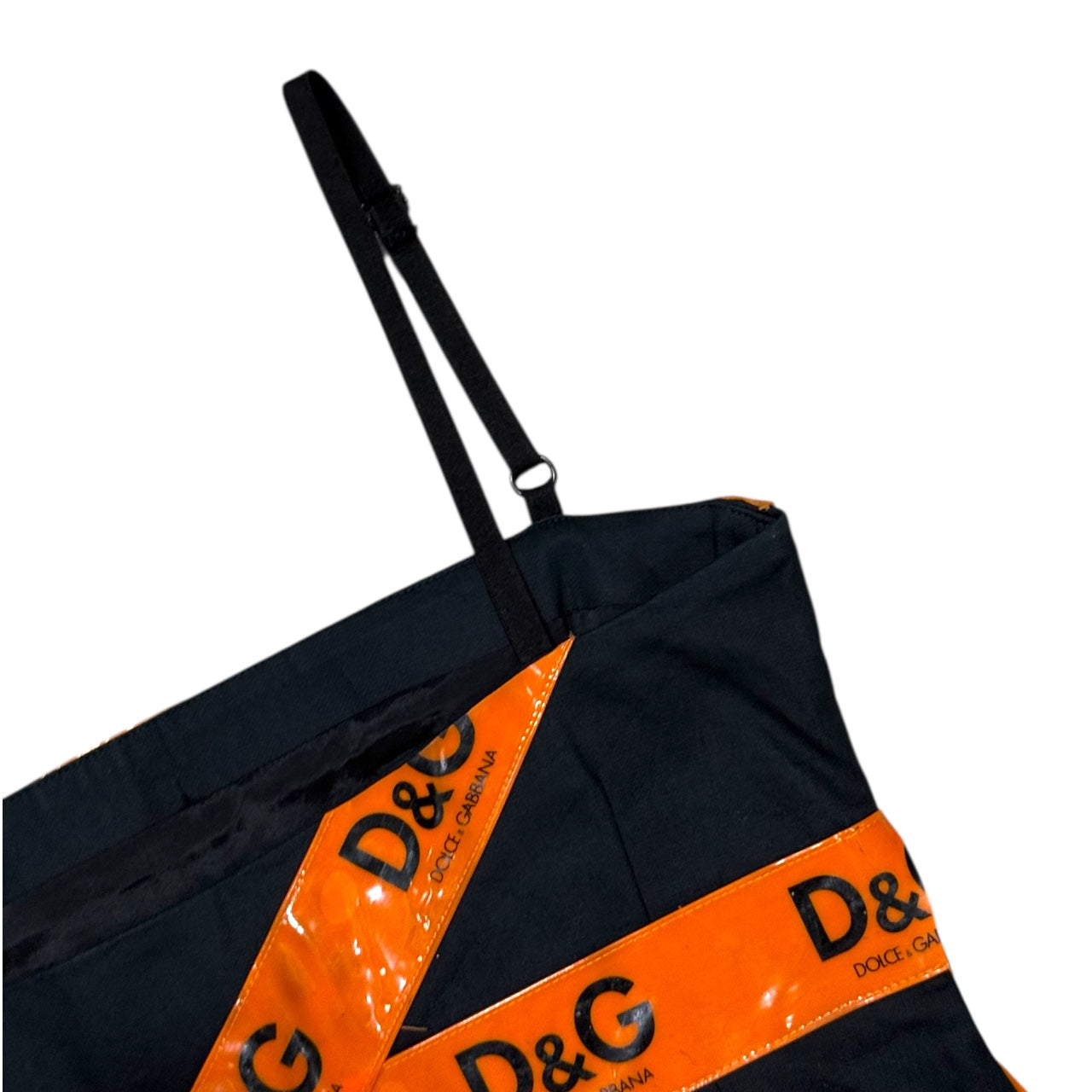 DOLCE&GABBANA CAUTION TAPE TOP