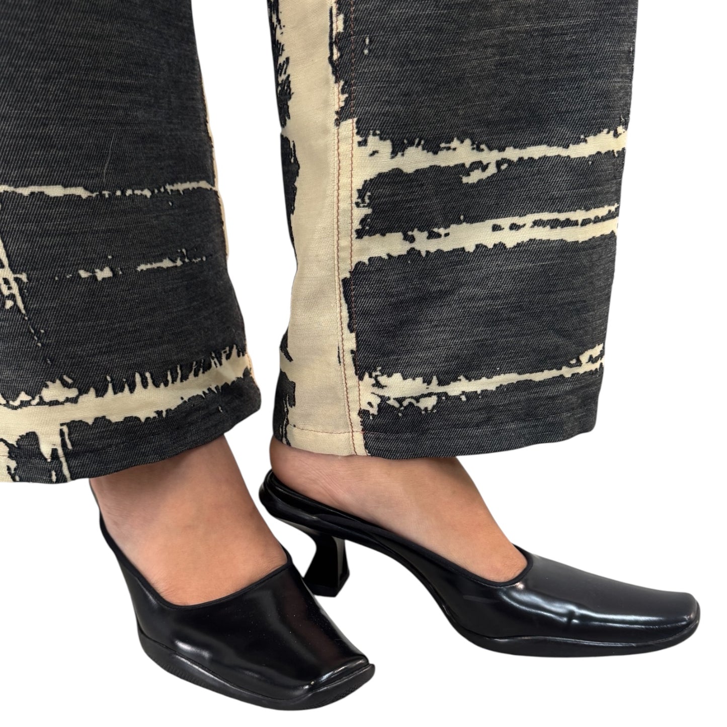 PRADA BLACK SPAZZOLATO MULES