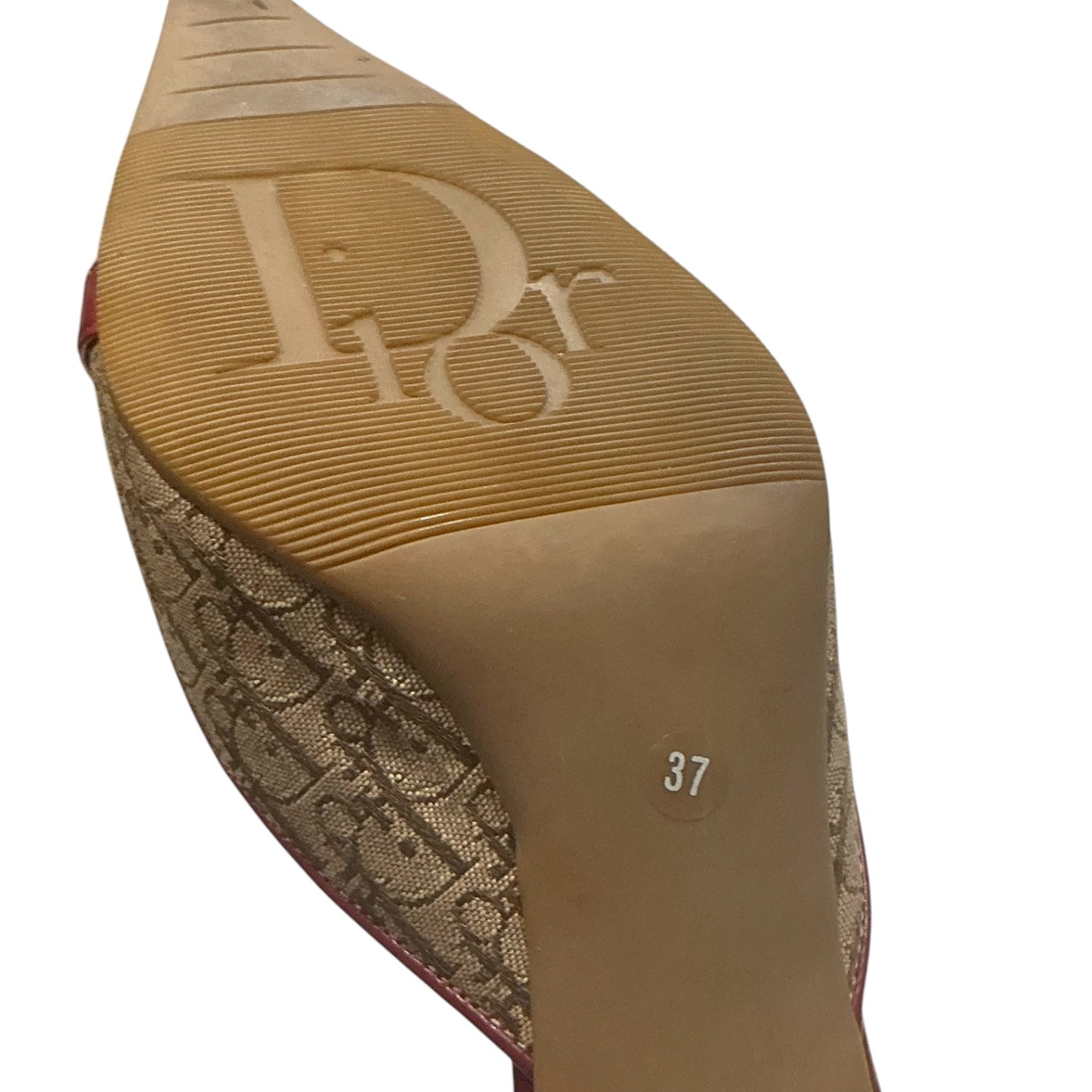 CHRISTIAN DIOR MONOGRAM MULES