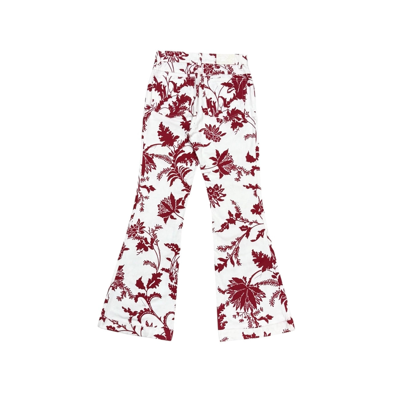 GUCCI BY TOM FORD FLORAL PRINT FLARED JEANS