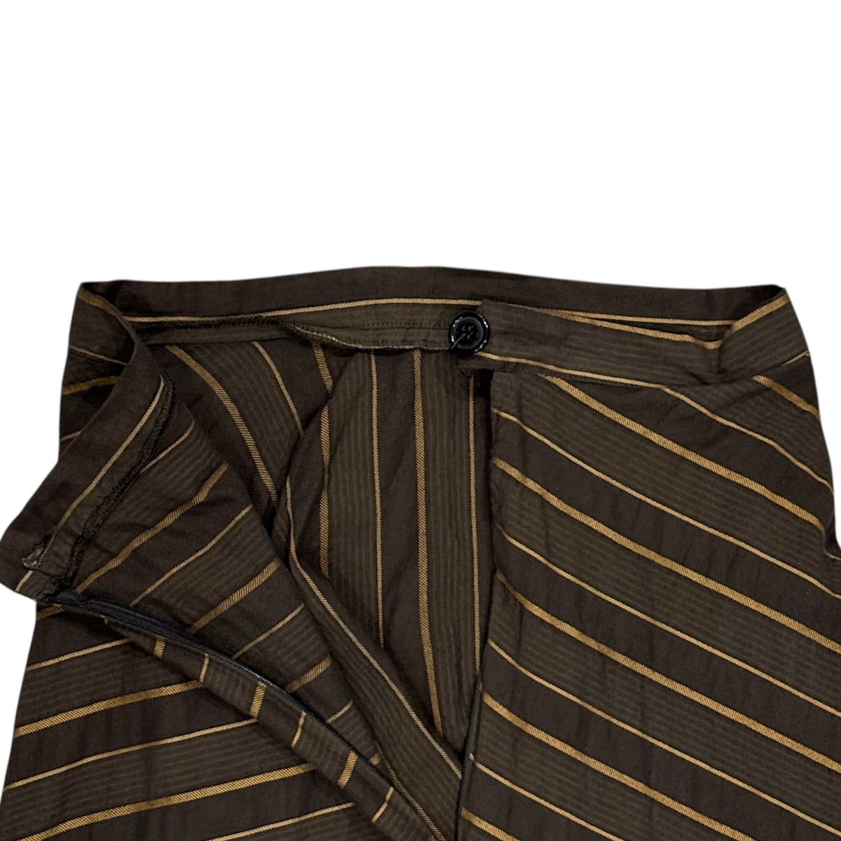 VIVIENNE WESTWOOD RUFFLED BROWN  SKIRT