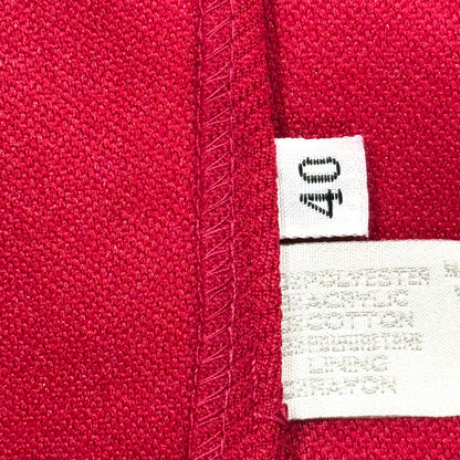 MIU MIU RED PLEATED SKIRT