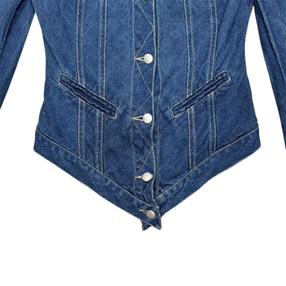 JEAN PAUL GAULTIER DENIM CURVE JACKET