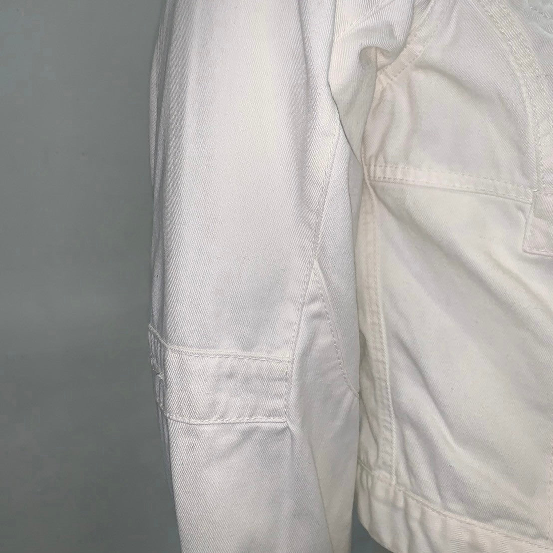 JEAN PAUL GAULTIER WHITE DENIM JACKET