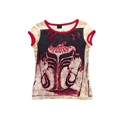 JEAN PAUL GAULTIER GRAPHIC TOP