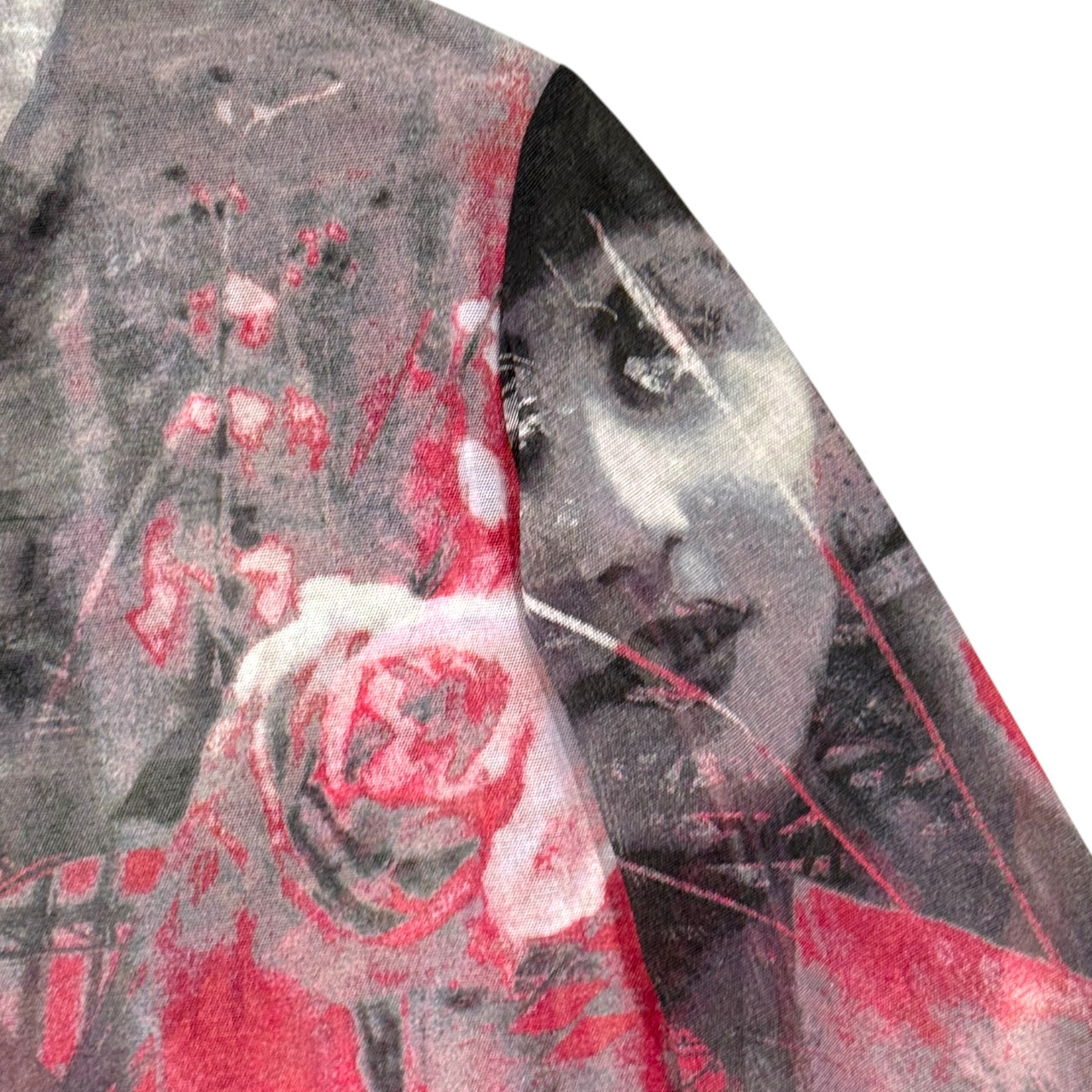 JEAN PAUL GAULTIER PORTRAIT MESH TOP