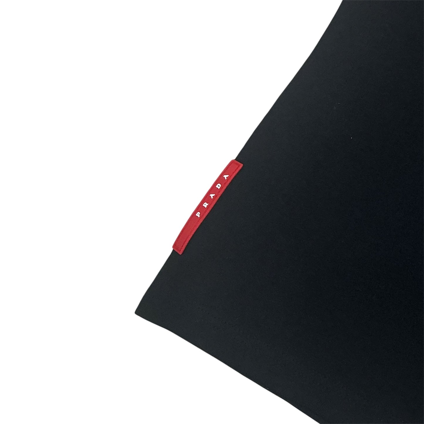 PRADA SPORT GRAPHIC TEE WITH ZIPPER