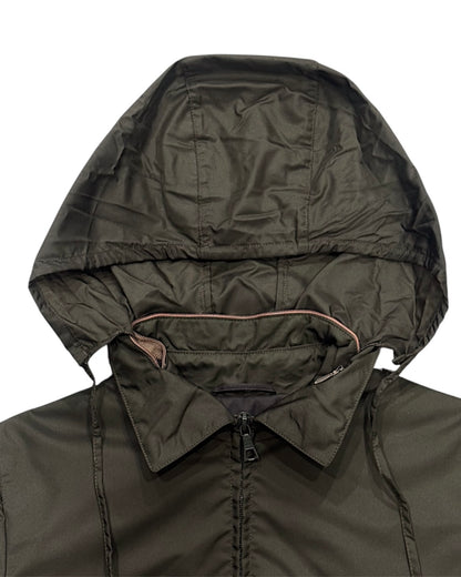 MIU MIU FW99 STASH POCKET NYLON TRENCH COAT