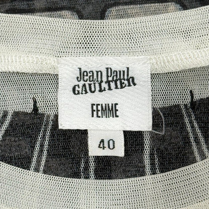 JEAN PAUL GAULTIER ETHNIC MESH TOP