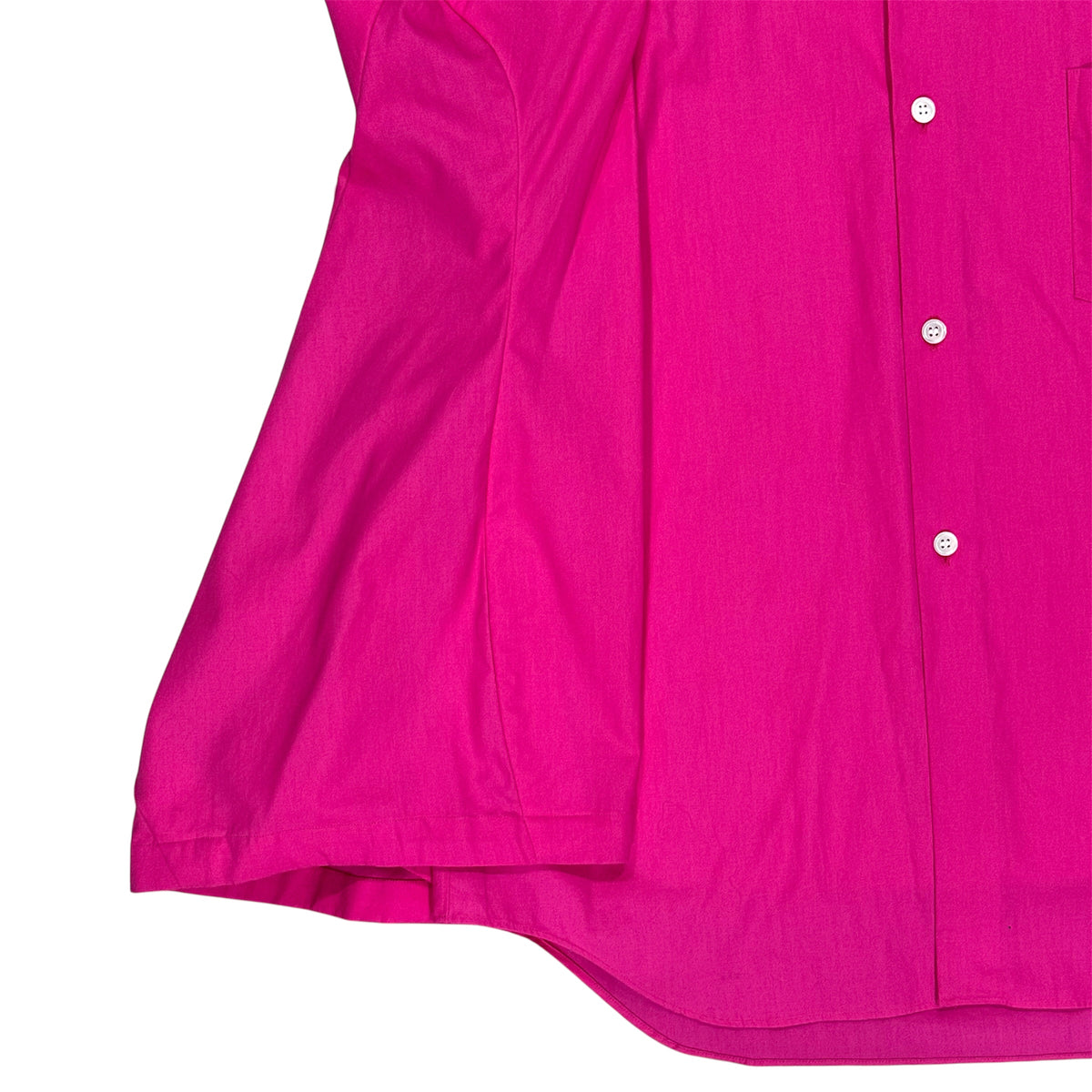 COMME DES GARÇON 2017 PINK LONG SLEEVE BUTTON UP SHIRT