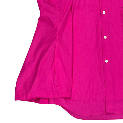 COMME DES GARÇON 2017 PINK LONG SLEEVE BUTTON UP SHIRT
