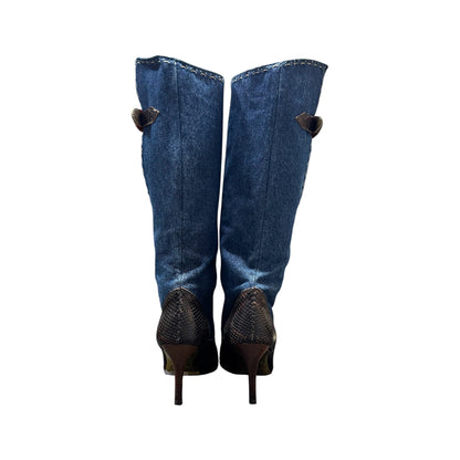 DOLCE & GABBANA DENIM BOOTS
