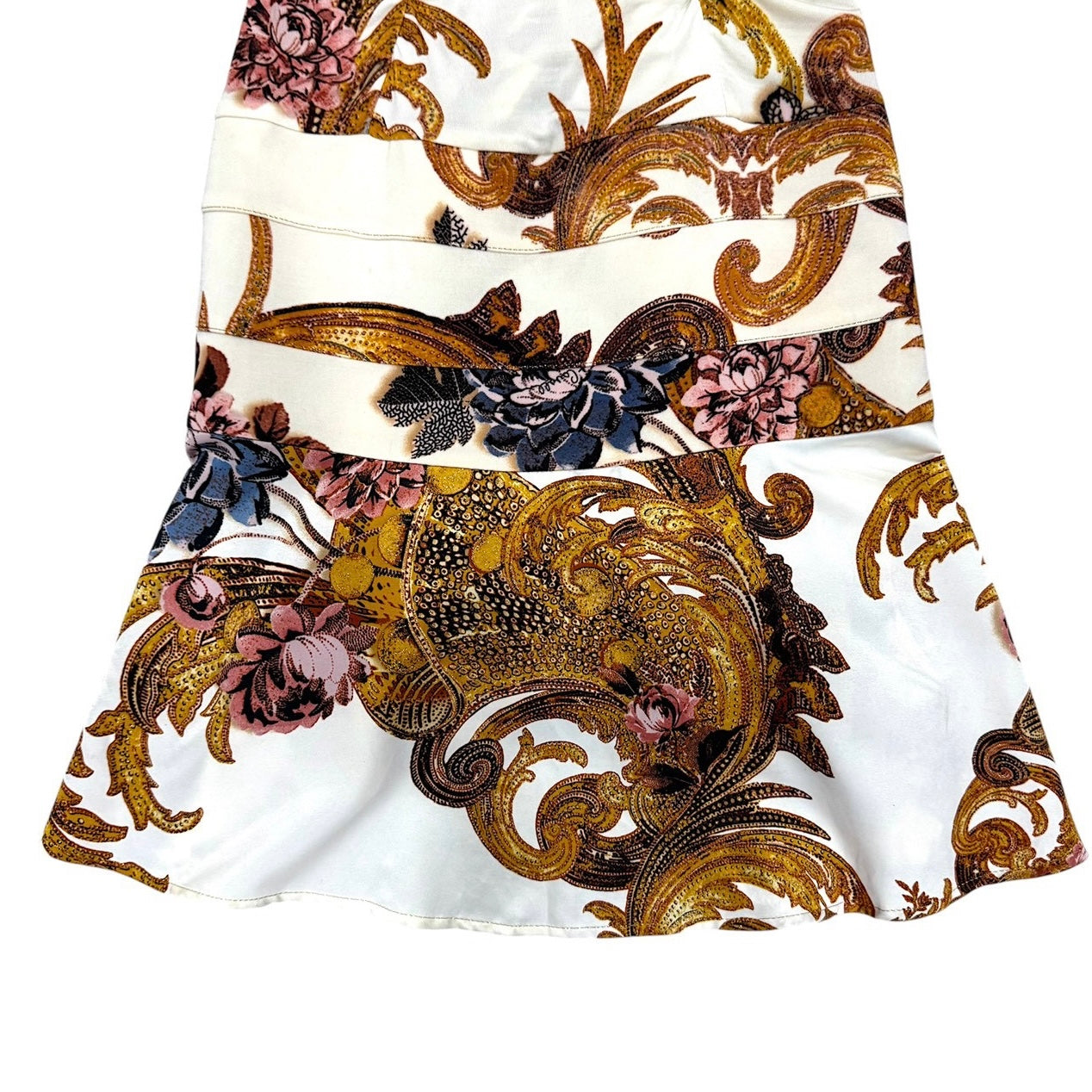 JUST CAVALLI BAROQUE PRINT DRESS