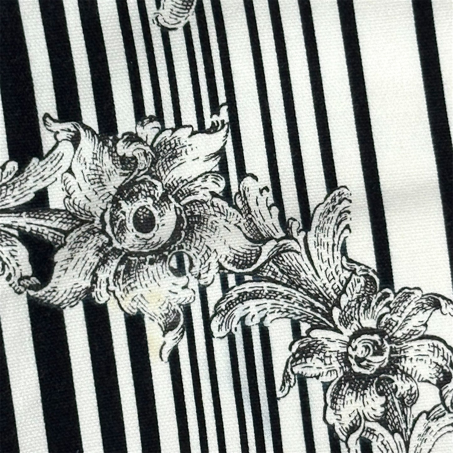 MOSCHINO BAROQUE BLACK & WHITE PANTS