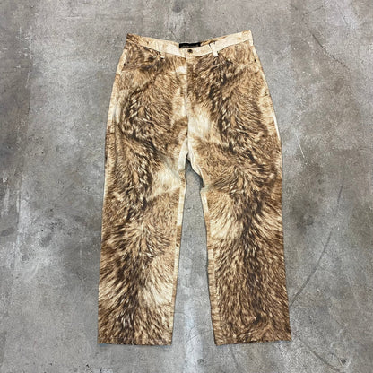 AW1999 Roberto Cavalli Heavy Animal Pants (XL)