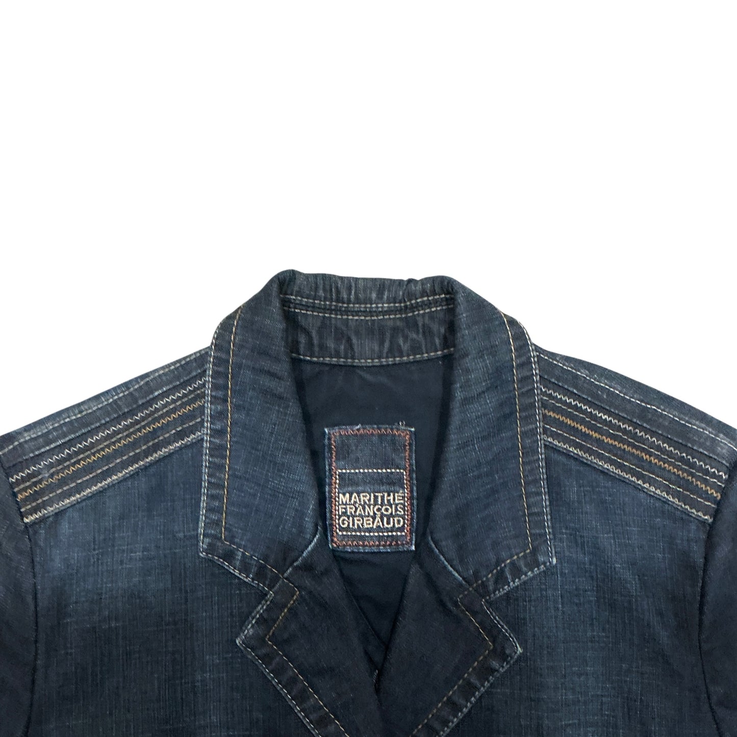 MARITHE FRANCOIS GIRBAUD DENIM BLAZER