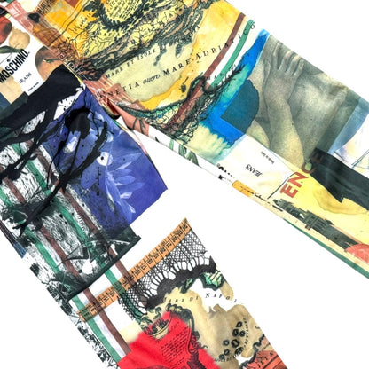MOSCHINO 1990S RENAISSANCE PRINT PANTS