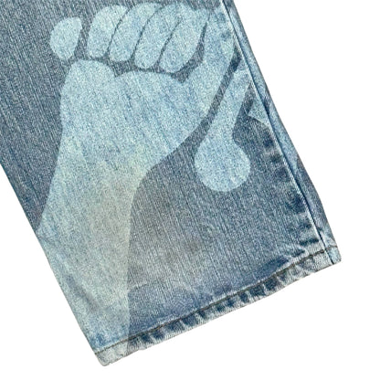 VIVIENNE WESTWOOD ANGLOMANIA PIRATE DENIM JEANS