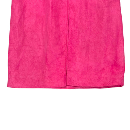 PRADA PINK SILK WITH BELT COAT