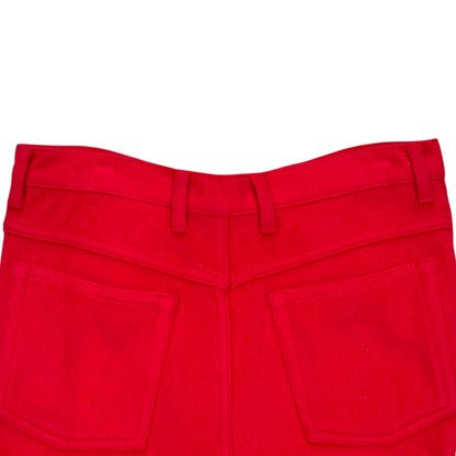 JUNYA WATANABE RED HIP HUP PANTS LONG RISE PANTS