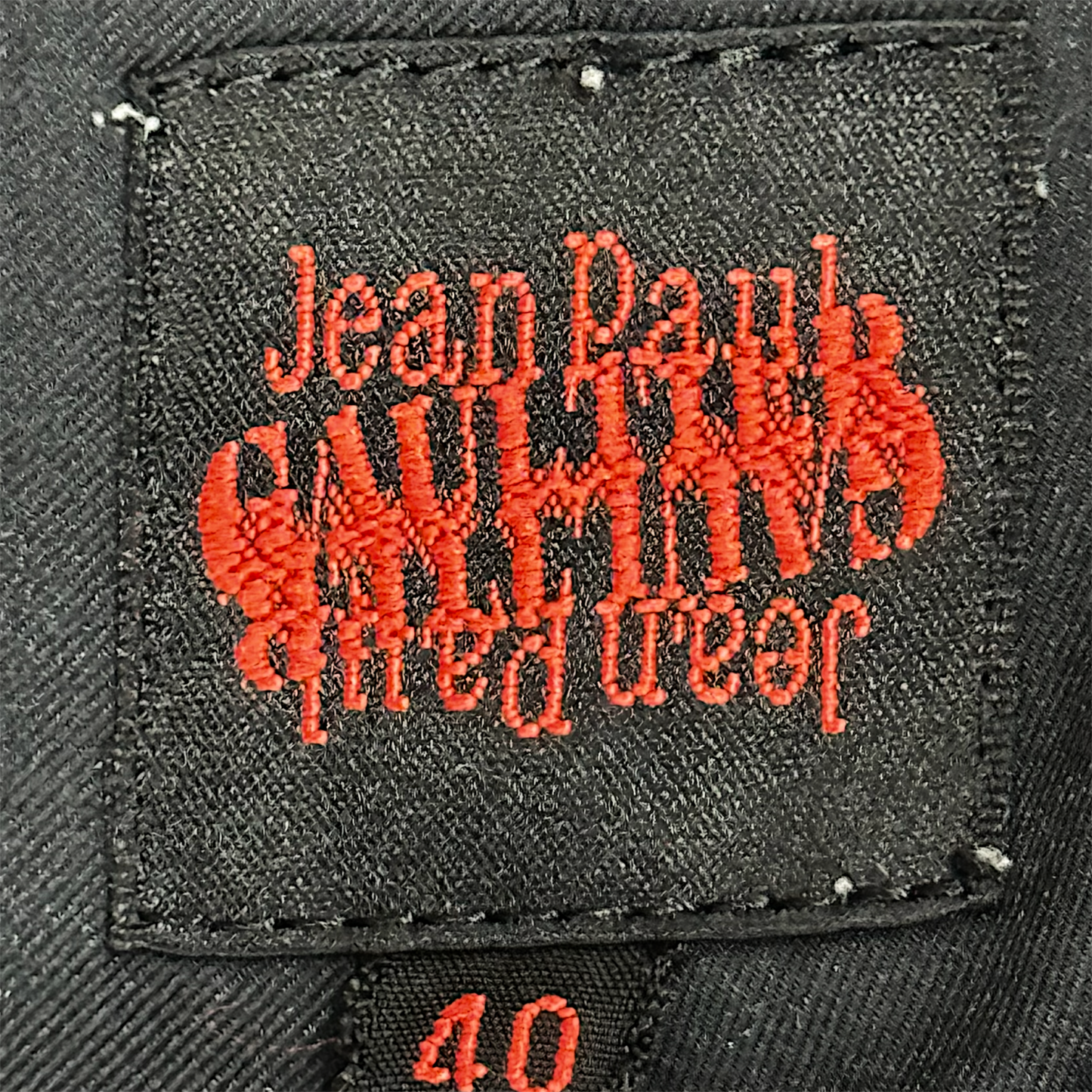 JEAN PAUL GAULTIER DOUBLE BELTS PARACHUTE NYLON PANTS