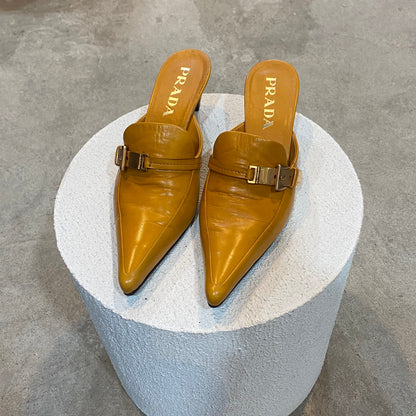 Prada Belt Mules