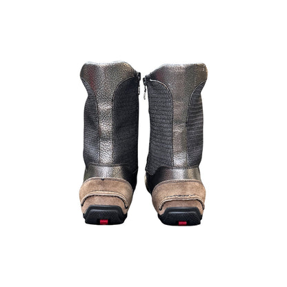 PRADA SPORT SILVER BOXING SNEAKERS