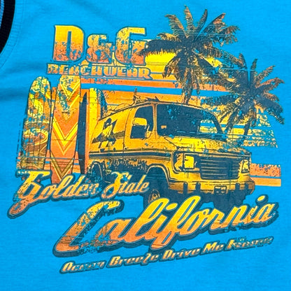 DOLCE & GABBANA BLUE TANK TOP